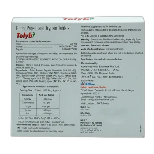 tolyb tablet 10's
